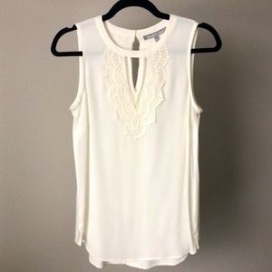 Daniel Rainn Quin Keyhole Crochet Top